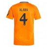 Real Madrid David Alaba #4 Bortatröja 2024-25 Korta ärmar